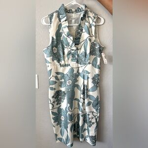 Dress barn Women’s Blue Floral Sheath